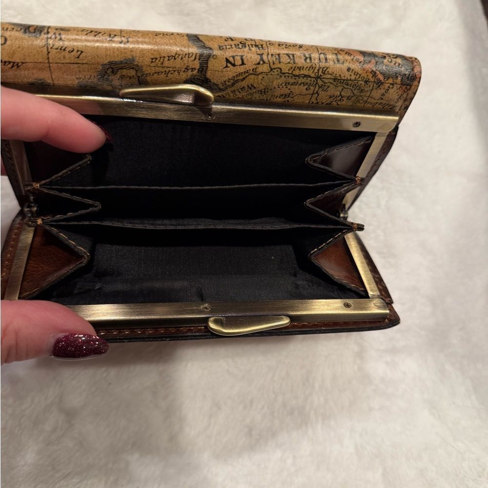 Patricia Nash European Map Leather Wallet - Picture 6 of 6